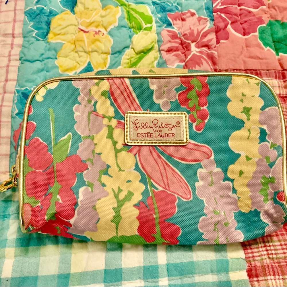 Lilly Pulitzer Multicolor Floral Pouch
